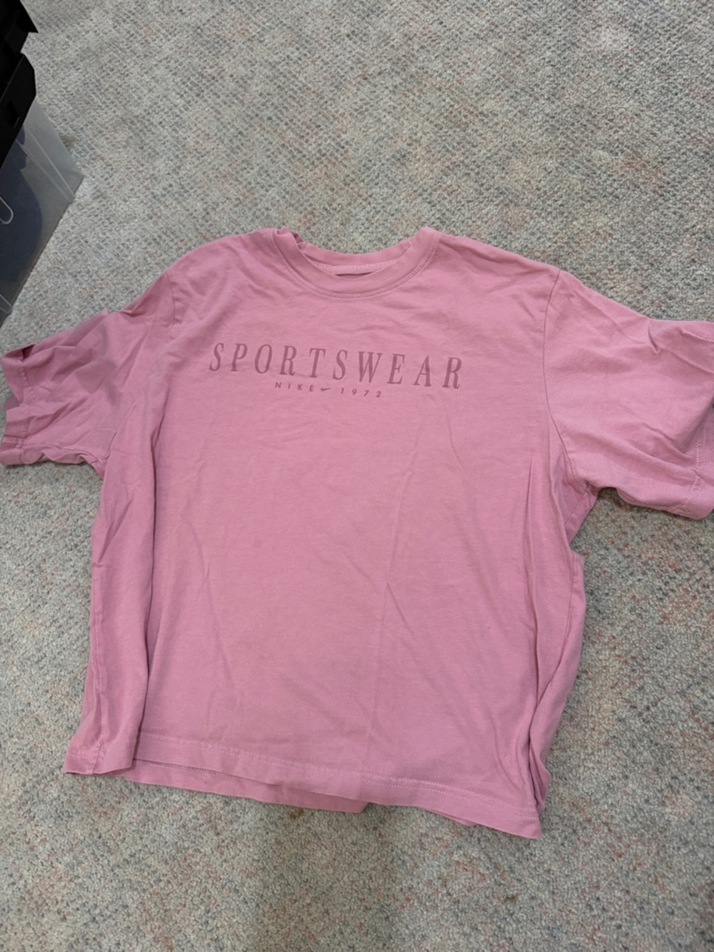 Nike Pink SPORTSWEAR Short Sleeve Tee